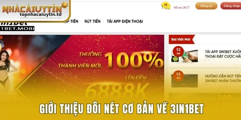 Giới thiệu đôi nét cơ bản về 3in1bet
