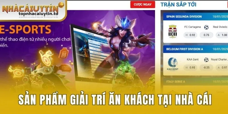 4 sản phẩm giải trí ăn khách tại nhà cái