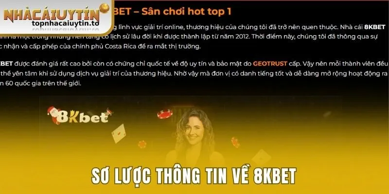 Sơ lược thông tin về 8KBET