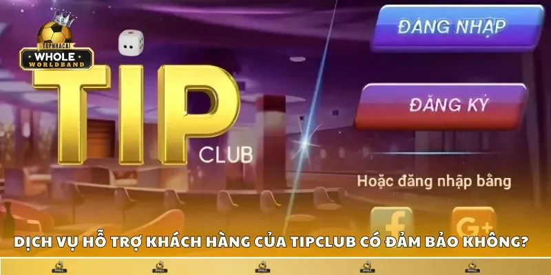 Dịch vụ hỗ trợ khách hàng của Tipclub có đảm bảo không?