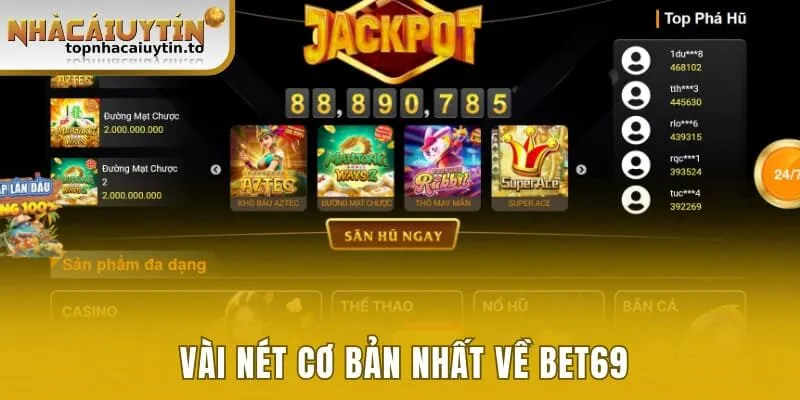 Vài nét cơ bản nhất về Bet69